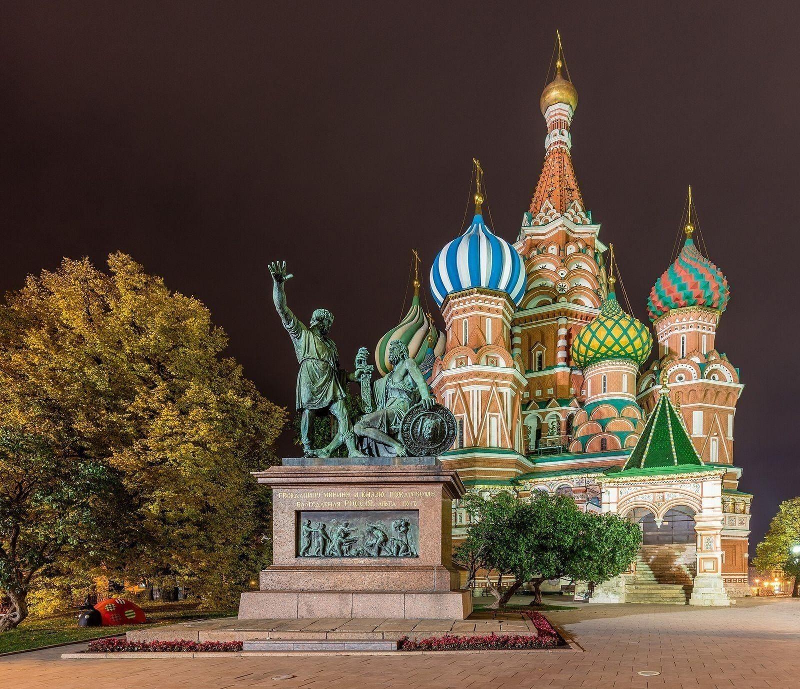 Saint Basil's Cathedral on Red Square, Moscow — raised under Ivan the Terrible in 1555–1561