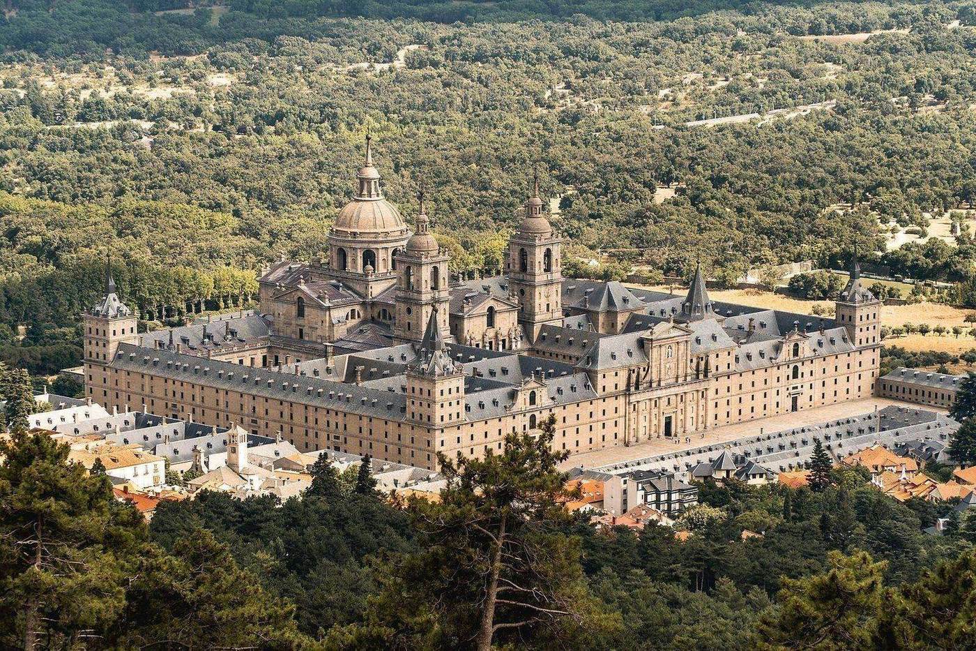 The monastery-palace of El Escorial, built under Philip II of Spain in 1563–1584