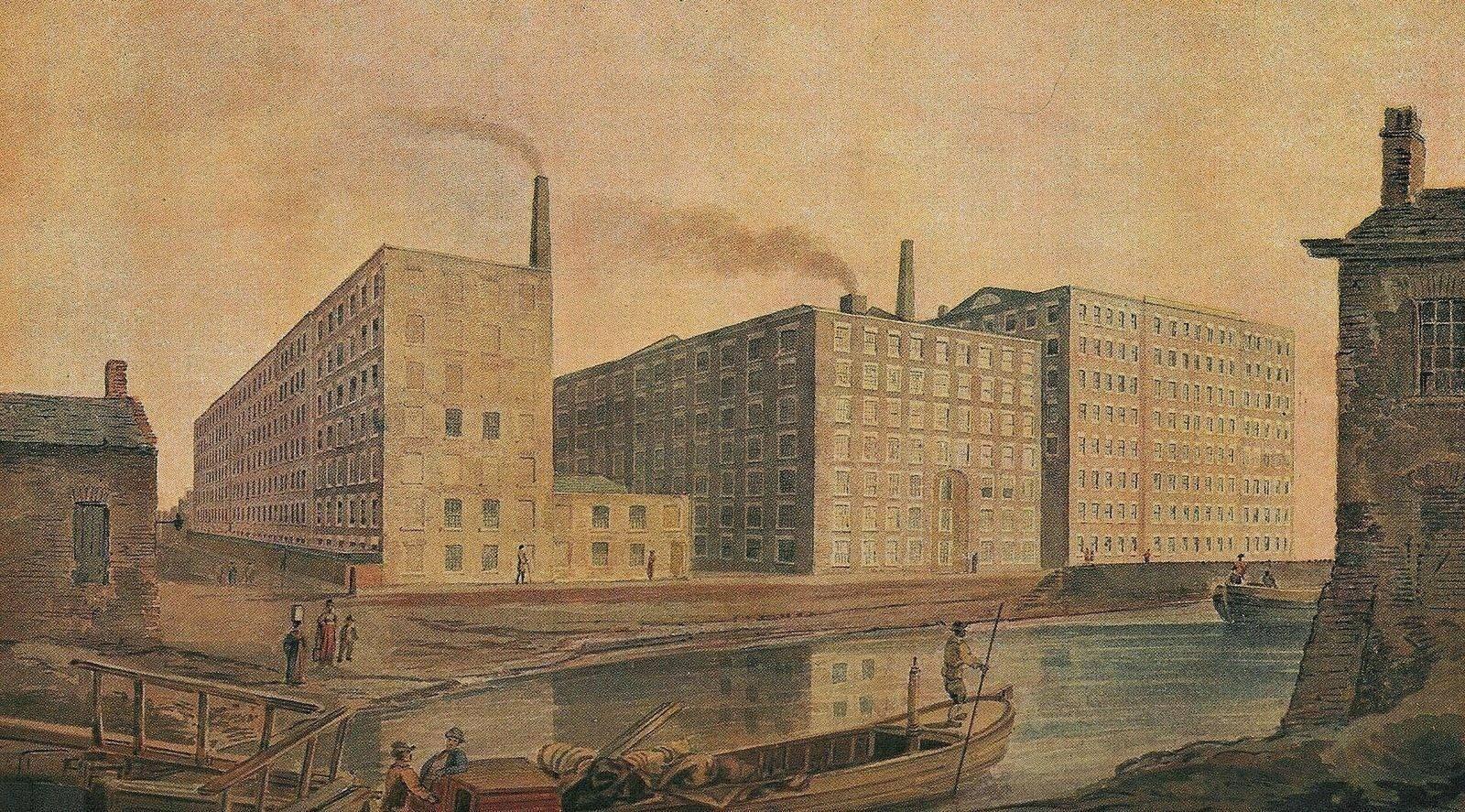 McConnel & Company's cotton mills in Manchester, about 1820