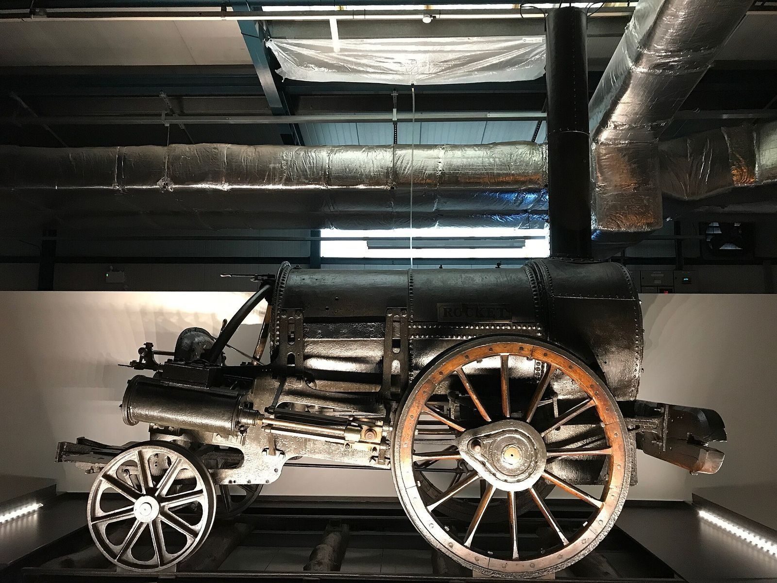 Stephenson's Rocket (1829) at the National Railway Museum