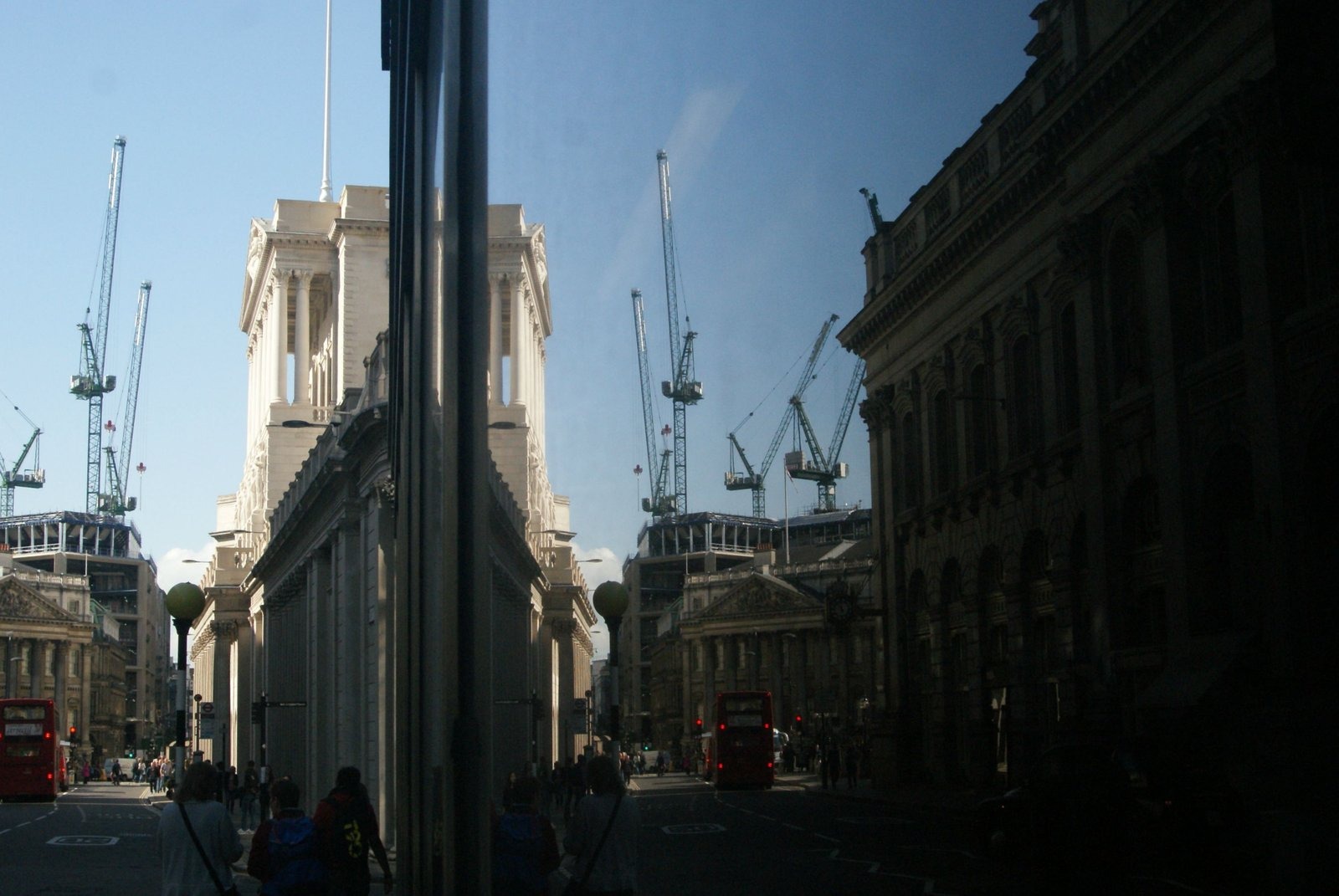 La Banque d'Angleterre à Threadneedle Street, Londres