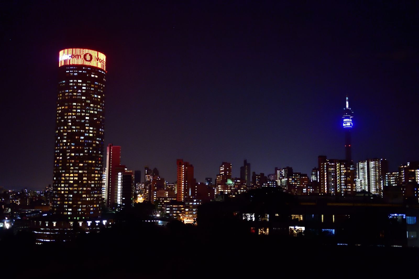 Johannesburg at night